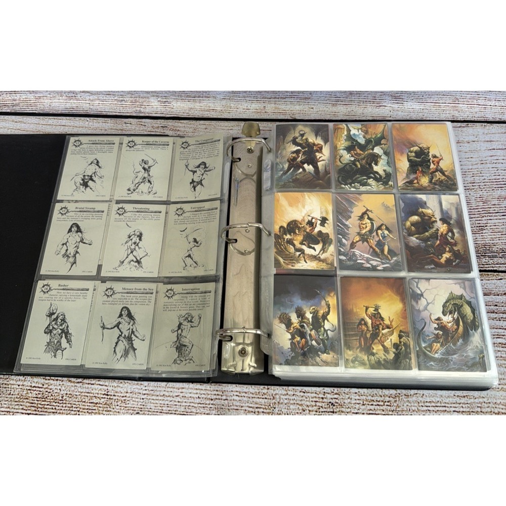 Lot 540 FPG Fantasy Art Trading Cards Vintage Mixed Collection Bulk Lot Used